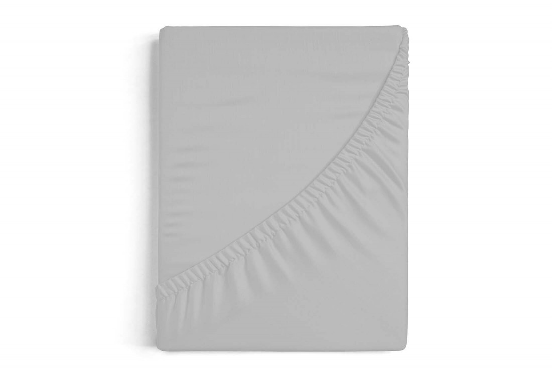Sábana bajera ajustable lisa Blanco cama 150 cm - 150x190/200 cm, 100%  algodón.