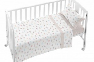 Sábanas cuna, maxicuna, minicuna, alg. 010 Beige