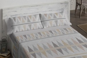 Juego de sábanas de diseño, 124 Gris