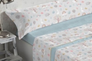 Sábanas de coralina infantiles,  972 Turquesa