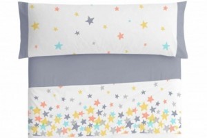 Juego de sábanas infantiles, diseño 179, color Multicolor