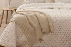 Plaid multiusos de punto 067 Beige