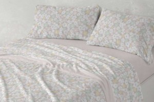 Sábanas Coralina, tacto peluche, diseño 995 color Nude