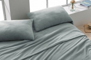 Sábanas Coralina, tacto peluche, diseño 999 color Laurel