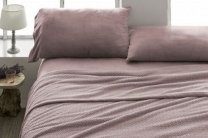 Sábanas Coralina, tacto peluche, diseño 999 color Cocoa