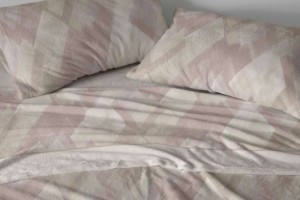 Sábanas Nacarina®, tacto aterciopelado, diseño 058 color Tierra