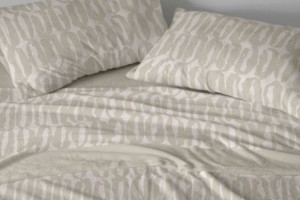 Sábanas Nacarina®, tacto aterciopelado, diseño 060 color Lino