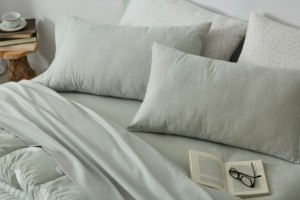 Juego sábanas franela de algodón 100%, diseño 577 color Laurel