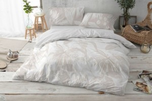 Fundas nórdicas estampadas de 200 hilos, diseño 010 Beige (Sin bajera)