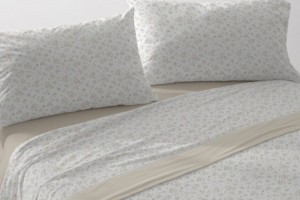 Juego de sábanas nuevo tejido Velvelina®, diseño 009 color Beige