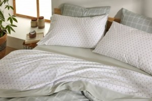 Juego de sábanas nuevo tejido Velvelina®, diseño 010 color Verde