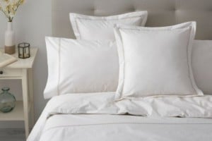 juego funda nordica algodón 200 hilos color blanco 407