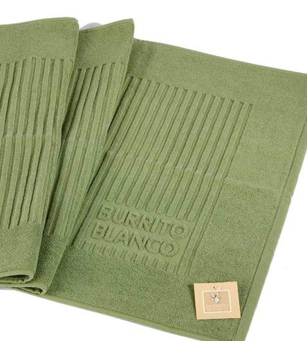 Alfombra de baño color Verde Oscuro 50