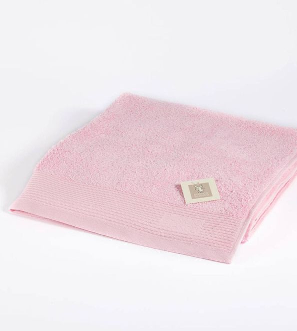 Toalla lisa suelta rosa 50