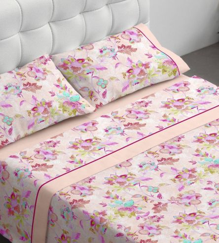 Juego de sábanas rosa 469