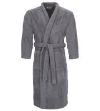Albornoz liso color Gris Oscuro 50