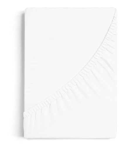 Sábana bajera blanca 100% Algodón Tejido de Punto  ADJ001