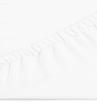 Sábana bajera blanca 100% Algodón Tejido de Punto  ADJ001