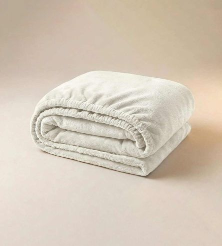 Sábana bajera, tejido Coralina, color Beige 001