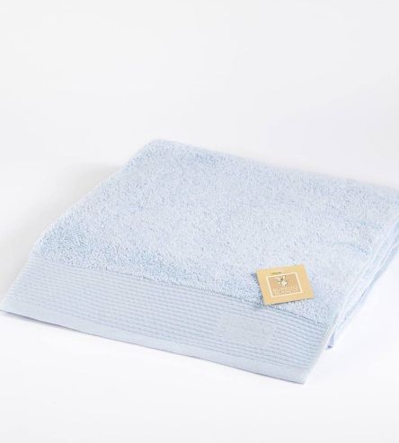 Toalla lisa suelta azul claro 50