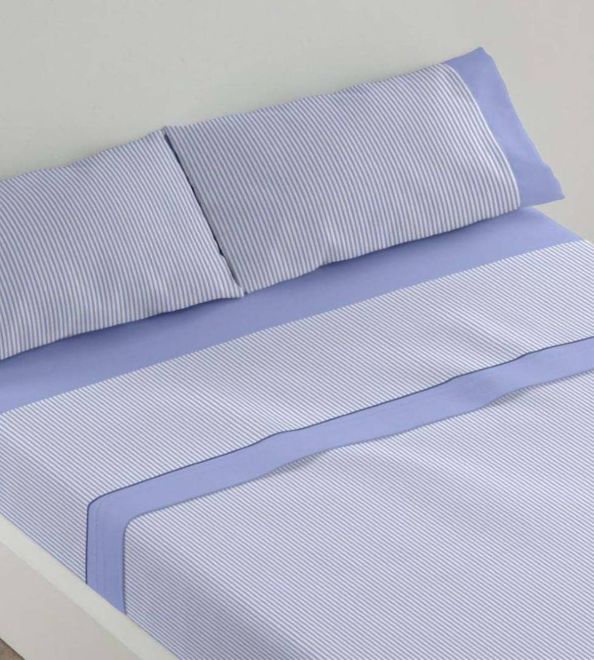 Sábanas de franela premium 546 azul