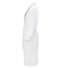Albornoz liso color Blanco 080