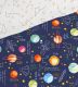 Funda nórdica  infantil, 160 Azul, Los planetas