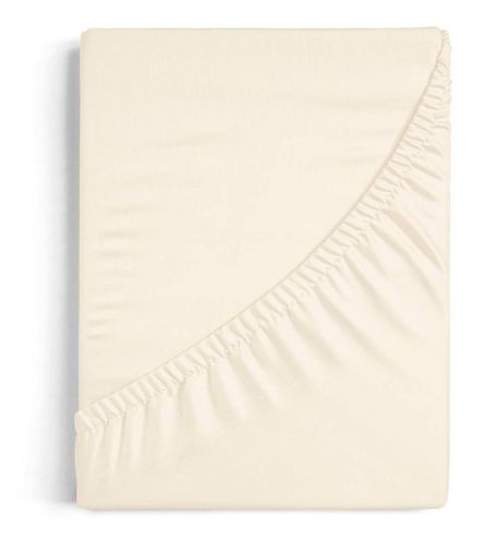 Sábana bajera beige 100% Algodón Tejido de Punto  ADJ001