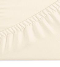 Sábana bajera beige 100% Algodón Tejido de Punto  ADJ001