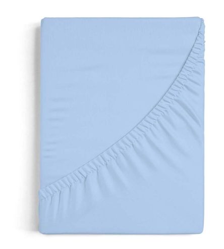 Sábana bajera azul 100% Algodón Tejido de Punto  ADJ001