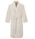 Albornoz liso color beige 080