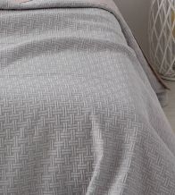 Colcha de verano color gris 100