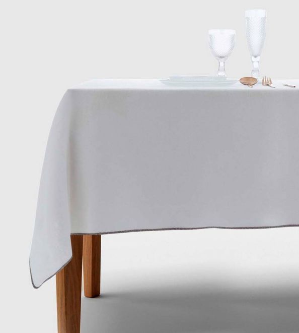 Mantel de lino, 307 Blanco