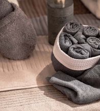 Set toallas tocador, 196 Gris antracita
