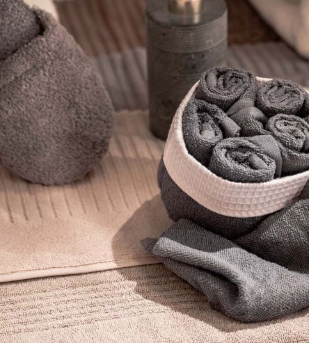 Set toallas tocador, 196 Gris antracita