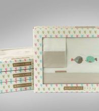 Sábanas cuna, maxicuna y minicuna bordadas, 217 Gris