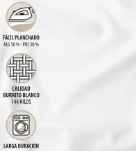 Juego de sábanas 521, Gris