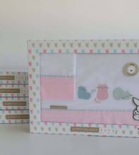 Sábanas bordadas cuna, maxicuna, minicuna -Algodón- 219 Rosa