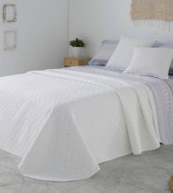 Colcha de verano diseño 151, color Blanco