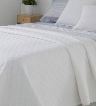 Colcha de verano diseño 151, color Blanco