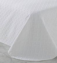 Colcha de verano diseño 151, color Blanco