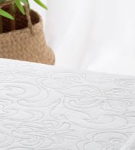 Colcha de verano diseño 152, color Blanco
