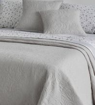 Colcha de verano diseño 152, color Gris/Blanco