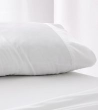 Fundas de almohada Algodón Percal, Diseño 400 - Blanco