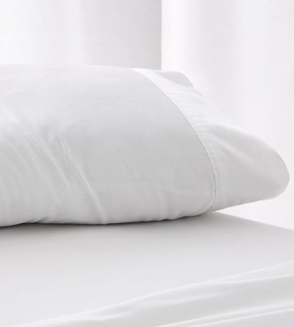 Fundas de almohada Algodón Percal, Diseño 400 - Blanco