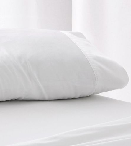 Fundas de almohada Algodón Percal, Diseño 400 - Blanco