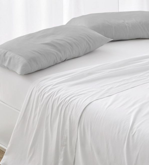 Fundas de almohada Algodón Percal, Diseño 400 - Gris