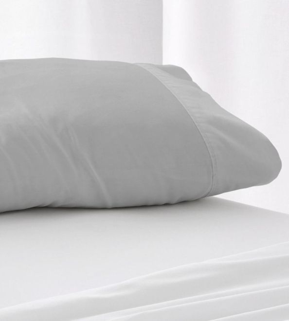 Fundas de almohada Algodón Percal, Diseño 400 - Gris