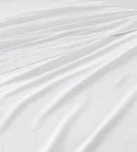 Sábanas encimeras Algodón Percal, Diseño 400 - Blanco