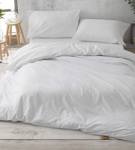Fundas nórdicas Algodón Percal, Diseño 400 - Blanco